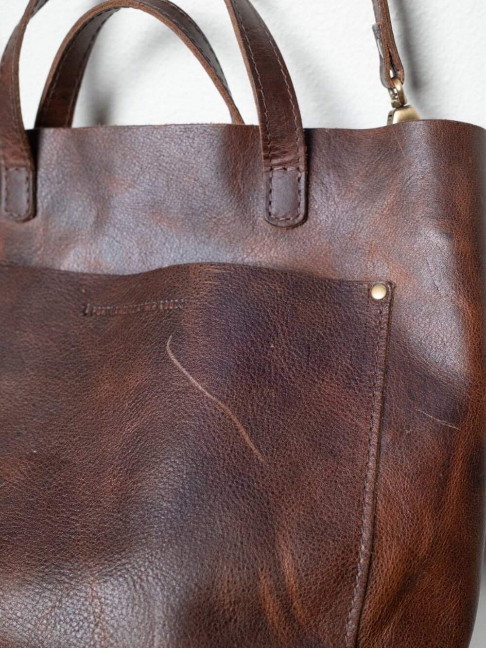Portland Leather Medium Crossbody Tote - Picture 3 of 6